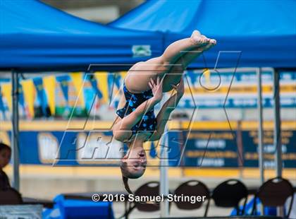 Thumbnail 1 in CIF CCS Girls Diving Championships photogallery.