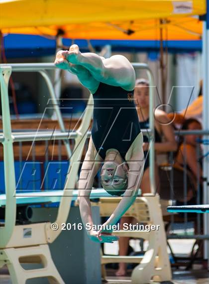 Thumbnail 3 in CIF CCS Girls Diving Championships photogallery.