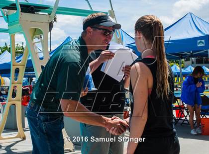 Thumbnail 2 in CIF CCS Girls Diving Championships photogallery.