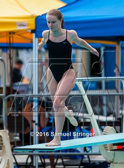 Thumbnail 2 in CIF CCS Girls Diving Championships photogallery.