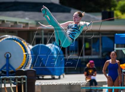 Thumbnail 3 in CIF CCS Girls Diving Championships photogallery.