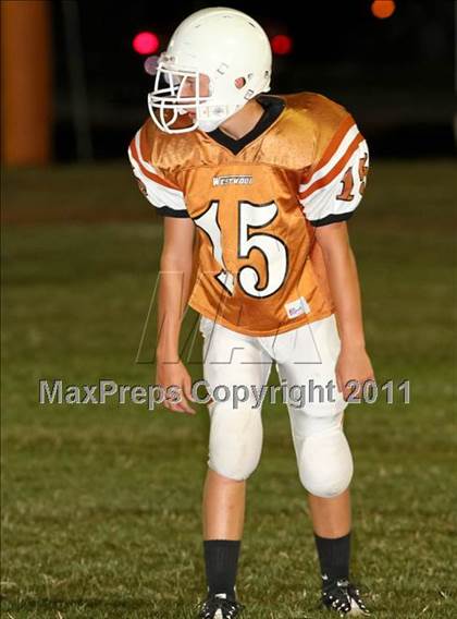 Thumbnail 1 in  Stony Point Freshmen Blue @ Round Rock Westwood Freshmen Orange (9/23/2010) photogallery.