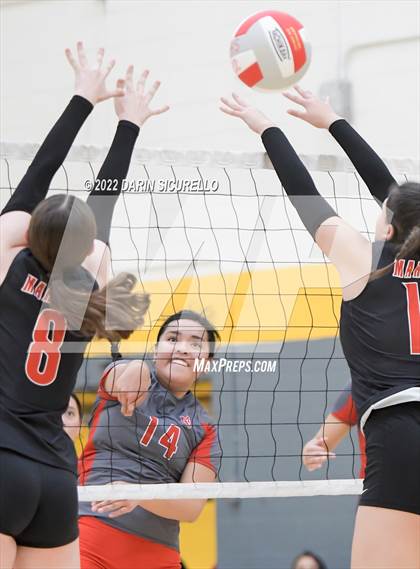 Thumbnail 1 in Monument Valley vs Maricopa (Epic Tourneys Volleyball Invite) photogallery.