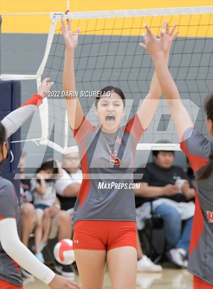 Thumbnail 2 in Monument Valley vs Maricopa (Epic Tourneys Volleyball Invite) photogallery.