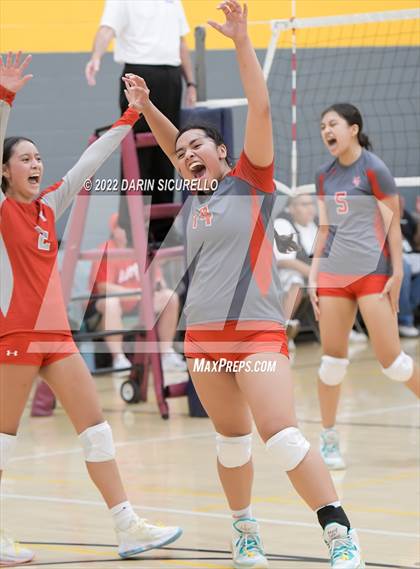 Thumbnail 1 in Monument Valley vs Maricopa (Epic Tourneys Volleyball Invite) photogallery.