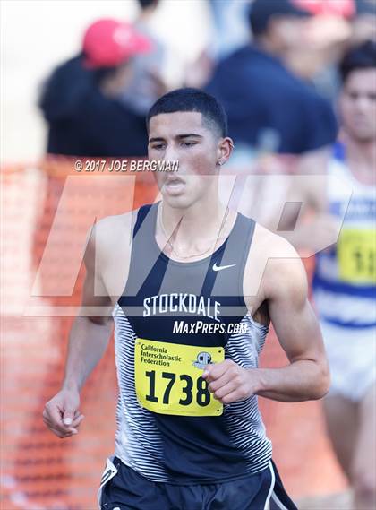 Thumbnail 1 in CIF State Cross Country Championships (Boys D1 Race) photogallery.