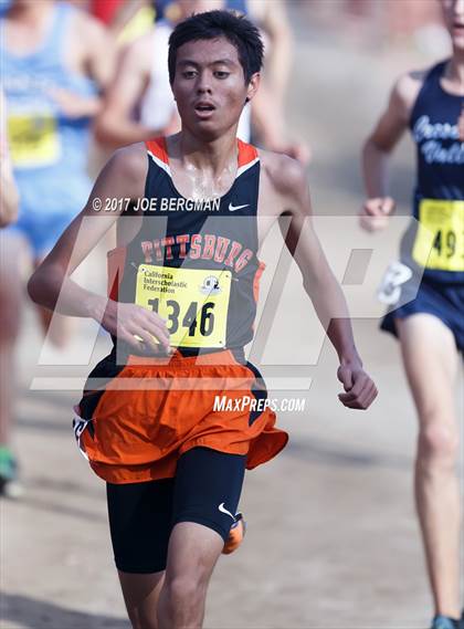 Thumbnail 3 in CIF State Cross Country Championships (Boys D1 Race) photogallery.