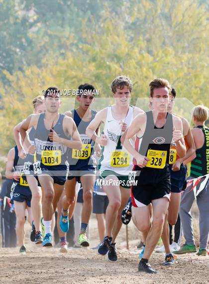 Thumbnail 2 in CIF State Cross Country Championships (Boys D1 Race) photogallery.