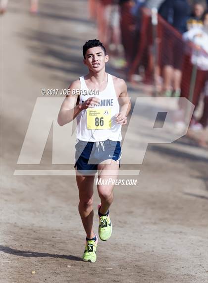 Thumbnail 2 in CIF State Cross Country Championships (Boys D1 Race) photogallery.