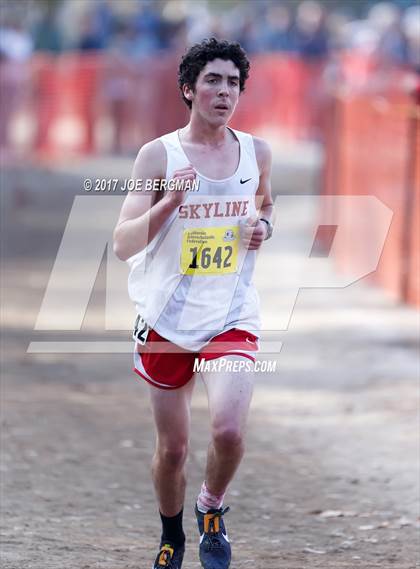 Thumbnail 2 in CIF State Cross Country Championships (Boys D1 Race) photogallery.