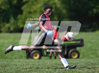 Thumbnail 2 in Irvington @ Burlington Township (Scrimmage) photogallery.