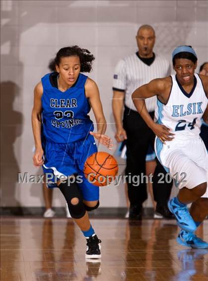 Thumbnail 3 in Alief Elsik vs. Clear Springs (UIL 5A Region 3 Semifinal) photogallery.