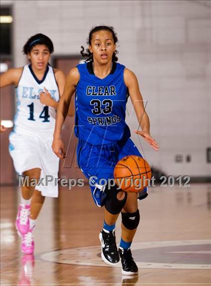 Thumbnail 2 in Alief Elsik vs. Clear Springs (UIL 5A Region 3 Semifinal) photogallery.