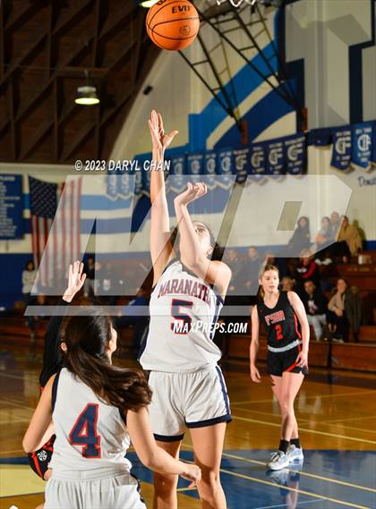 Thumbnail 3 in Maranatha vs Flintridge Sacred Heart Academy  (San Marino Tournament) photogallery.