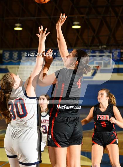 Thumbnail 2 in Maranatha vs Flintridge Sacred Heart Academy  (San Marino Tournament) photogallery.