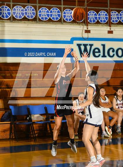 Thumbnail 1 in Maranatha vs Flintridge Sacred Heart Academy  (San Marino Tournament) photogallery.