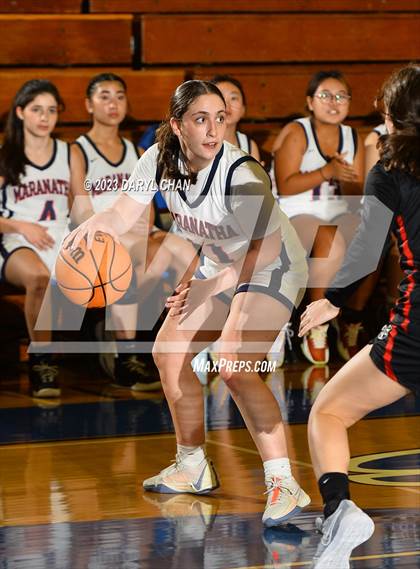 Thumbnail 3 in Maranatha vs Flintridge Sacred Heart Academy  (San Marino Tournament) photogallery.