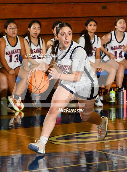 Thumbnail 3 in Maranatha vs Flintridge Sacred Heart Academy  (San Marino Tournament) photogallery.