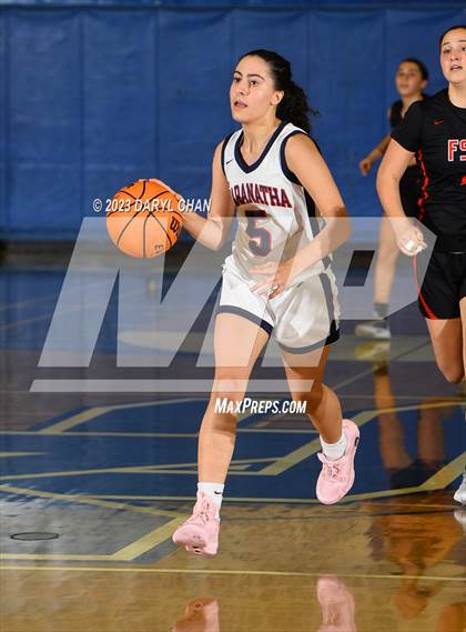Thumbnail 1 in Maranatha vs Flintridge Sacred Heart Academy  (San Marino Tournament) photogallery.