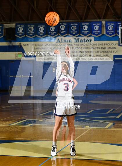 Thumbnail 2 in Maranatha vs Flintridge Sacred Heart Academy  (San Marino Tournament) photogallery.