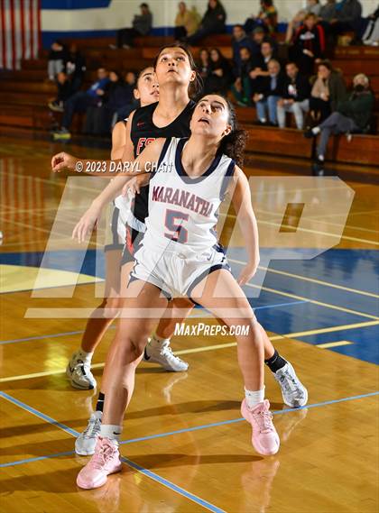 Thumbnail 2 in Maranatha vs Flintridge Sacred Heart Academy  (San Marino Tournament) photogallery.