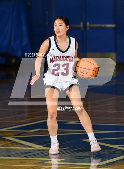 Thumbnail 1 in Maranatha vs Flintridge Sacred Heart Academy  (San Marino Tournament) photogallery.