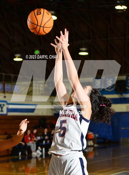 Thumbnail 2 in Maranatha vs Flintridge Sacred Heart Academy  (San Marino Tournament) photogallery.