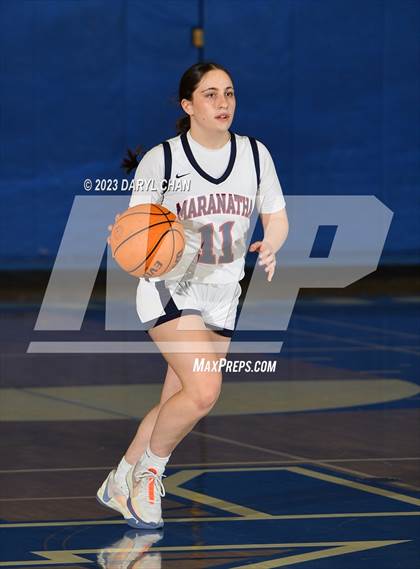 Thumbnail 3 in Maranatha vs Flintridge Sacred Heart Academy  (San Marino Tournament) photogallery.