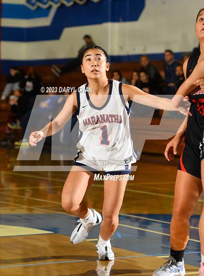 Thumbnail 2 in Maranatha vs Flintridge Sacred Heart Academy  (San Marino Tournament) photogallery.