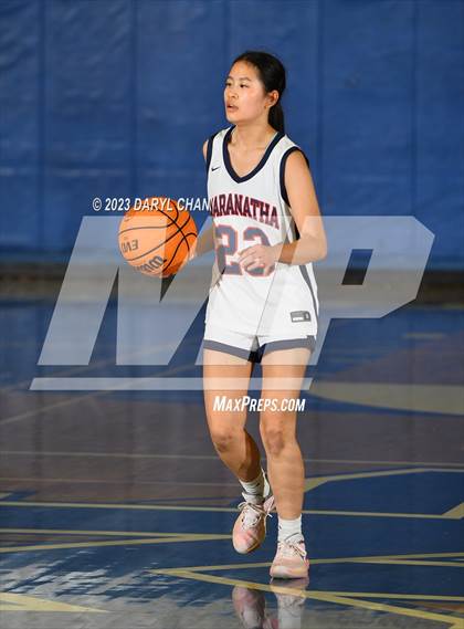 Thumbnail 1 in Maranatha vs Flintridge Sacred Heart Academy  (San Marino Tournament) photogallery.