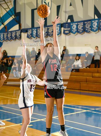 Thumbnail 1 in Maranatha vs Flintridge Sacred Heart Academy  (San Marino Tournament) photogallery.