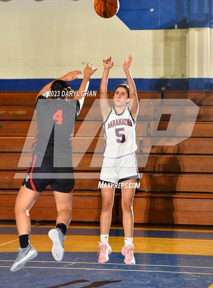 Thumbnail 3 in Maranatha vs Flintridge Sacred Heart Academy  (San Marino Tournament) photogallery.