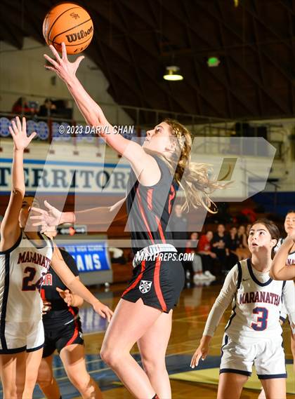 Thumbnail 3 in Maranatha vs Flintridge Sacred Heart Academy  (San Marino Tournament) photogallery.