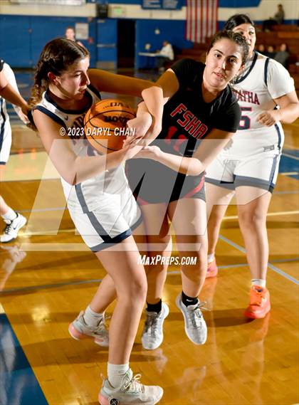 Thumbnail 3 in Maranatha vs Flintridge Sacred Heart Academy  (San Marino Tournament) photogallery.
