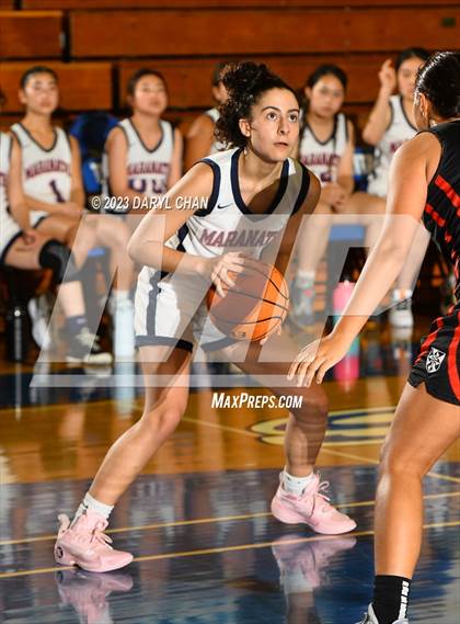 Thumbnail 2 in Maranatha vs Flintridge Sacred Heart Academy  (San Marino Tournament) photogallery.