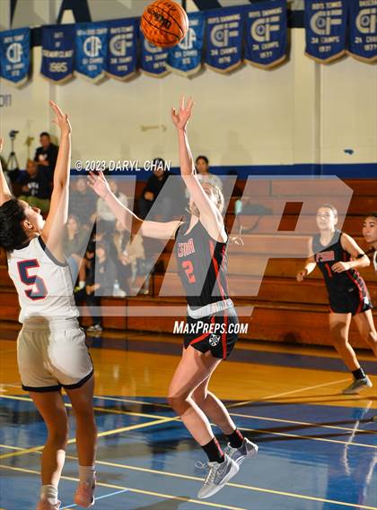 Thumbnail 2 in Maranatha vs Flintridge Sacred Heart Academy  (San Marino Tournament) photogallery.