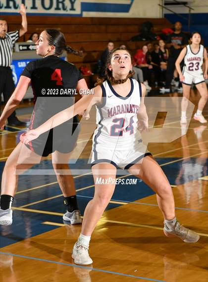 Thumbnail 3 in Maranatha vs Flintridge Sacred Heart Academy  (San Marino Tournament) photogallery.
