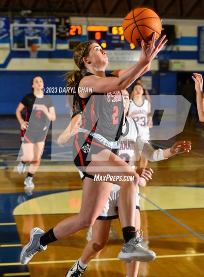 Thumbnail 2 in Maranatha vs Flintridge Sacred Heart Academy  (San Marino Tournament) photogallery.