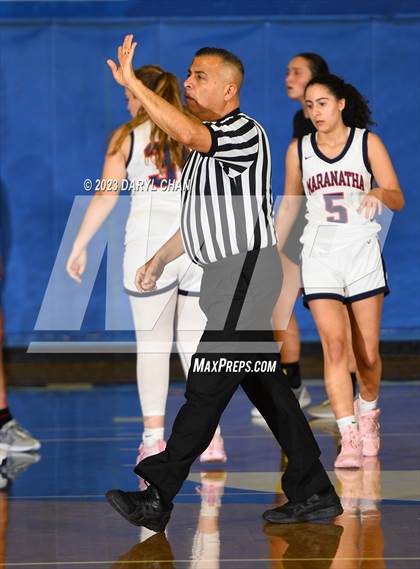 Thumbnail 1 in Maranatha vs Flintridge Sacred Heart Academy  (San Marino Tournament) photogallery.
