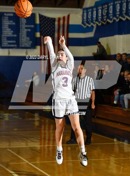 Thumbnail 2 in Maranatha vs Flintridge Sacred Heart Academy  (San Marino Tournament) photogallery.