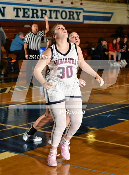 Thumbnail 1 in Maranatha vs Flintridge Sacred Heart Academy  (San Marino Tournament) photogallery.