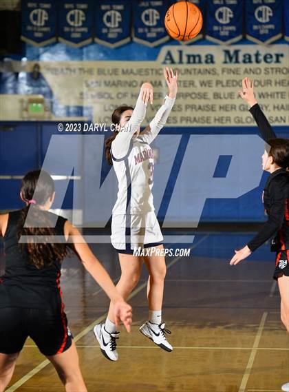 Thumbnail 2 in Maranatha vs Flintridge Sacred Heart Academy  (San Marino Tournament) photogallery.