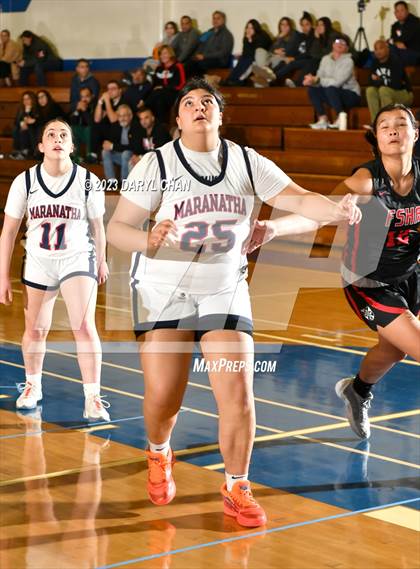Thumbnail 1 in Maranatha vs Flintridge Sacred Heart Academy  (San Marino Tournament) photogallery.