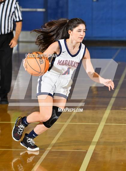 Thumbnail 2 in Maranatha vs Flintridge Sacred Heart Academy  (San Marino Tournament) photogallery.