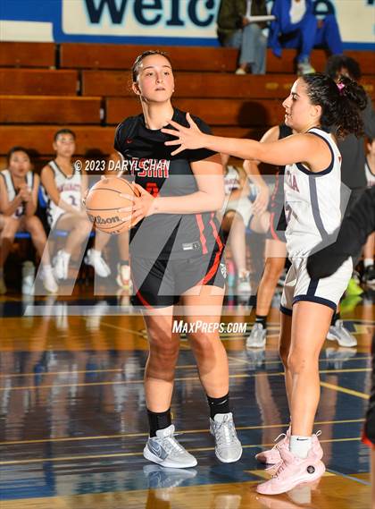Thumbnail 2 in Maranatha vs Flintridge Sacred Heart Academy  (San Marino Tournament) photogallery.
