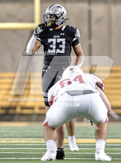 Thumbnail 2 in Guyer vs. Tomball (UIL 6A DII Semifinal) photogallery.