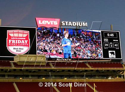 Thumbnail 1 in Wilcox vs. Santa Clara @ Levi's Stadium photogallery.