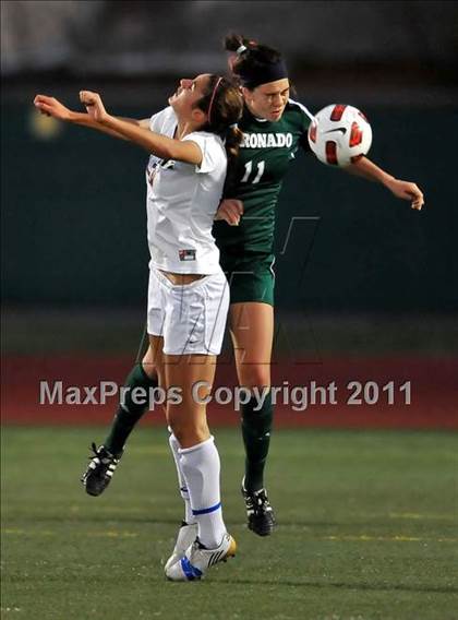 Thumbnail 2 in Coronado vs. La Jolla (CIF SoCal D2 Regional Final) photogallery.