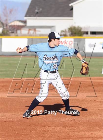 Thumbnail 2 in Vallivue vs. Corvallis (Bucks Bags Spring Classic) photogallery.