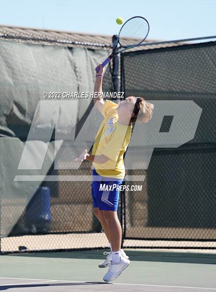 Thumbnail 2 in Alamo Heights vs Frisco Centennial (UIL 5A Team Tennis Semifinal) photogallery.